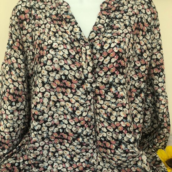 Cynthia Rowley Peasant Style Top – 1X - Picture 2 of 6